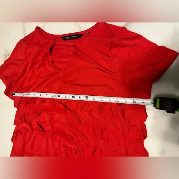 Colleen Lopez Empire Dress with Ruffle Tiers - Picture 7 of 9